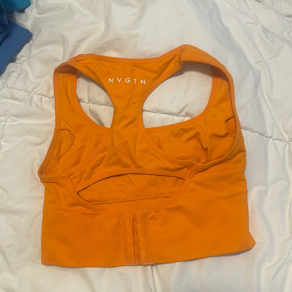 NVGTN Orange Sports Bra